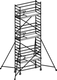 Hymer Mobile scaffolding 8371 with cantilever