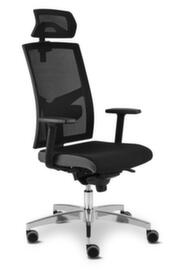 Swivel chair Premium with headrest and armrests