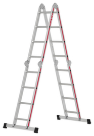 Hymer Four-section multi-purpose folding ladder SC 40
