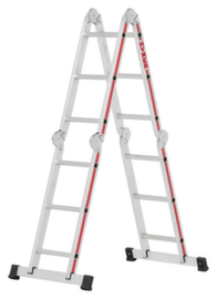 Hymer Four-section multi-purpose folding ladder SC 40