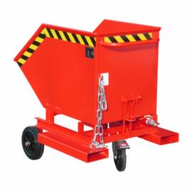 Bauer Chip tipping trolley with drain tap