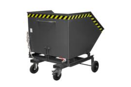 Bauer Chip tipping trolley with drain tap