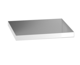 Steel bott shelf verso