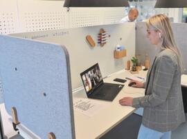 Legamaster Sound-absorbing table partition ELEMENTS
