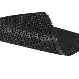 Anti-fatigue rubber tile Almelo plug-in system
