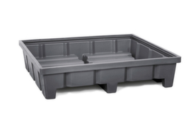 Shelf base tray for pallet racking