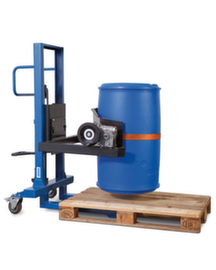 Drum lifter roller Servo with gripping system