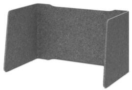 Sound-absorbing table divider