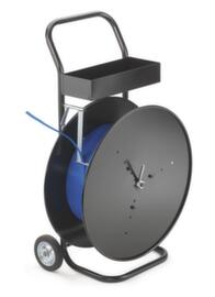 Adjustable unwinding carriage for 4 roll Ø