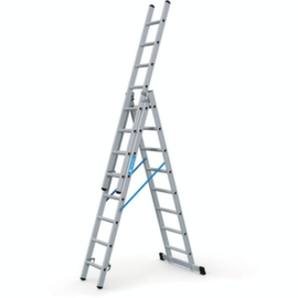 ZARGES Multi-purpose telescopic ladder Skymaster DX, 3 x 8 Triangular rungs