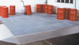 Lacont Flat tray made of galvanized steel