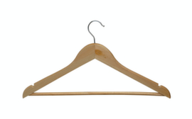 Coat hanger with trouser bar