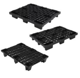 Nestable export pallet made of plastic