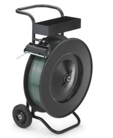 Robust dispenser trolley for heavy rolls
