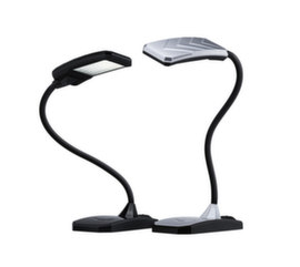 Hansa LED table lamp Twist with USB connection and gooseneck