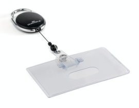 Durable ID card holder with yoyo