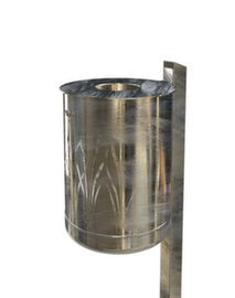 Litter garbage can in reed design