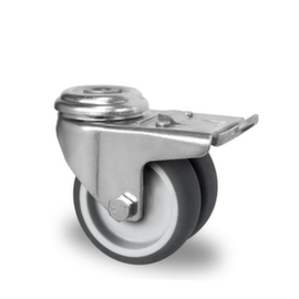 Cascoo Back hole swivel castor with brakes