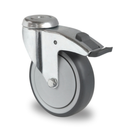 Cascoo Back hole swivel castor with brakes