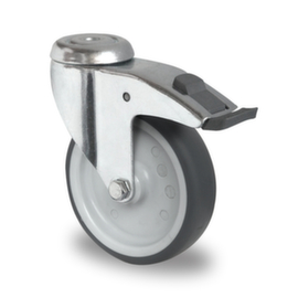 Cascoo Back hole swivel castor with brakes