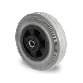 Cascoo Built-in wheel, load capacity 75 kg, Solid rubber tires