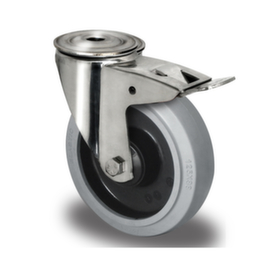 Cascoo Back hole swivel castor with brakes