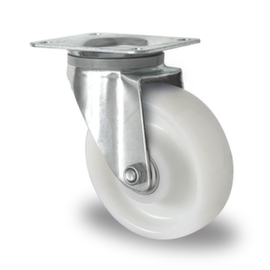 Cascoo Swivel castor, load capacity 500 kg, Polyamide tires