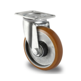 Cascoo Swivel castor, load capacity 180 kg, Polyurethane tires