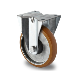 Cascoo Fixed castor, load capacity 250 kg, Polyurethane tires