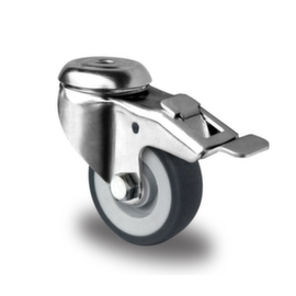 Cascoo Back hole swivel castor with brakes