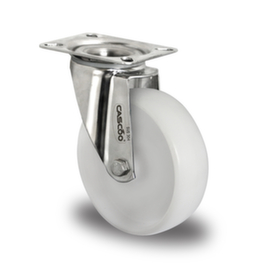 Cascoo Swivel castor, load capacity 300 kg, Polyamide tires