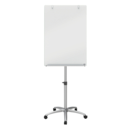 nobo Mobile flipchart made of safety glass