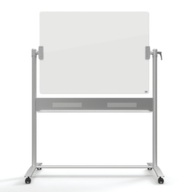 nobo Mobile whiteboard made of safety glass