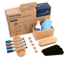 Legamaster Sustainable WOODEN 17-piece Legamaster whiteboard accessory set WOODEN