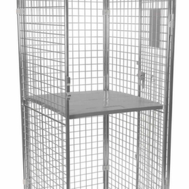 Plastic base for roll containers