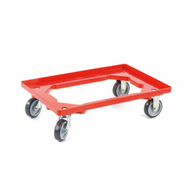 Plastic transport trolley