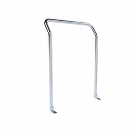 Push bar for angled frame
