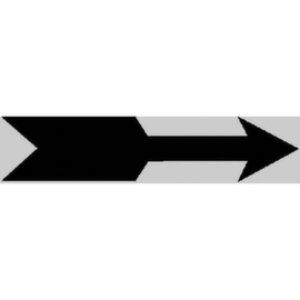 Directional arrow sticker SafetyMarking®, Aluminum