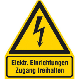 Warning combination sign