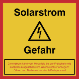 Information sign SafetyMarking®, "Attention danger"
