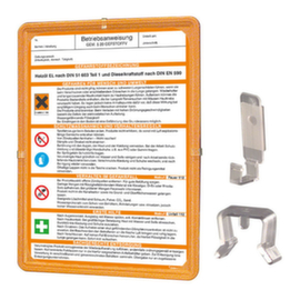 Framework SafetyMarking® for operating instructions, Plastic