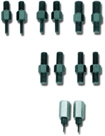 GEDORE 1.81/20 Thread adapter set for 1- and 2-hole applications