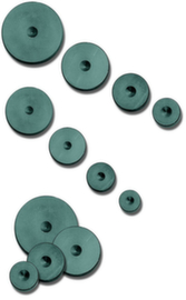 GEDORE 1.80/1 Set of spindle thrust pieces Ø 25-64 mm