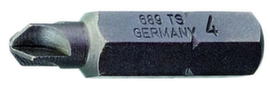 GEDORE 689 TS 8 Screwdriver bit 1/4" four-wing TORQ-SET 8 mm
