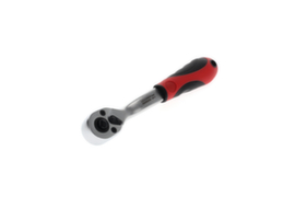 GEDORE RED R40050009 2C reversible ratchet 1/4 cranked 145 mm Reverse swivel angle 10°