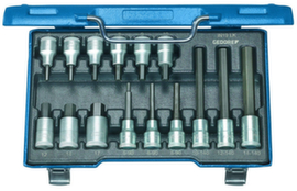 GEDORE IN 19 LKM Screwdriver set 1/2" 15-piece hexagon socket 5-17mm