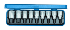 GEDORE IN 19 PM Screwdriver set 1/2" 9-piece hexagon socket 5-17mm