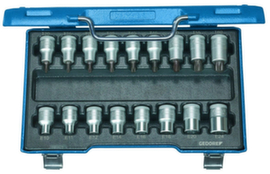 GEDORE ITX 19 TX-017 Screwdriver set 1/2" 17-piece internal+external TX