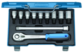 GEDORE IN 19 Q Screwdriver set 1/2" 11-piece hexagon socket 5-17mm