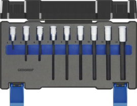 GEDORE IN 19-009 Screwdriver set 1/2" 9-piece
